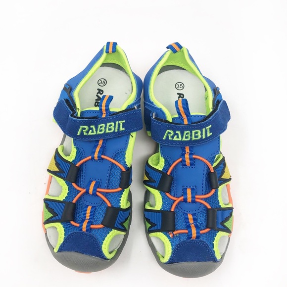 NEW RABBIT Blue Unisex Water Sandal Shoe-Size 3.5 - Picture 2 of 7